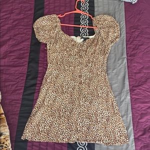 Leopard mini dress